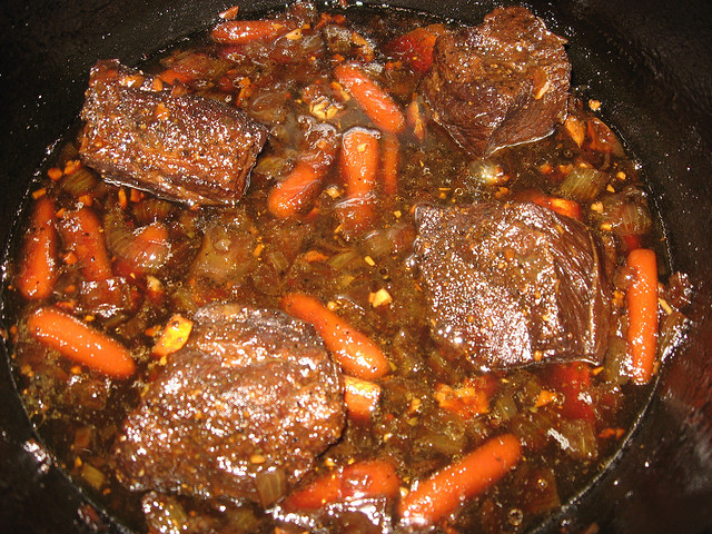 Bœuf braisé aux carottes