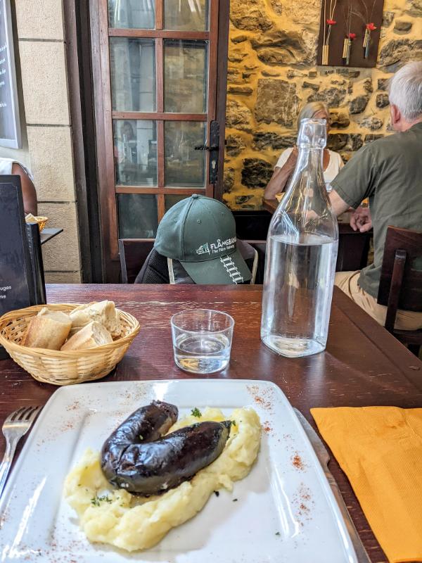 Boudin noir purée de pommes de terre