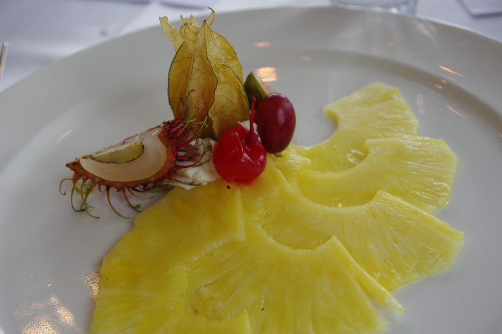 Carpaccio d’ananas