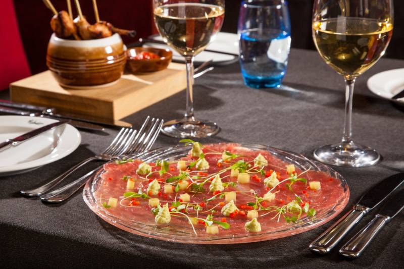 Carpaccio de thon