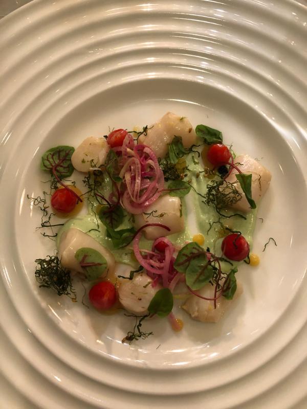 Ceviche de pétoncles