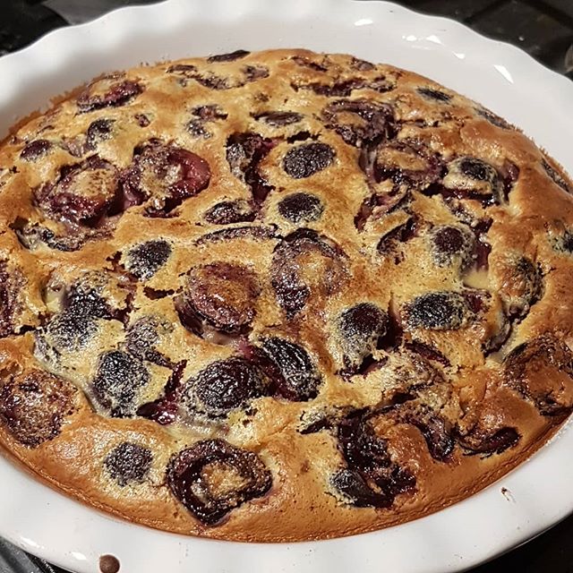 Clafoutis aux cerises noires