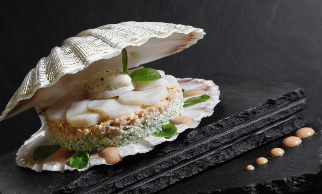 Coquilles de poisson mayonnaise