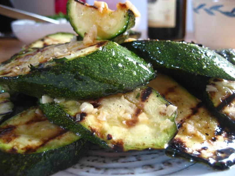 Courgettes grillées