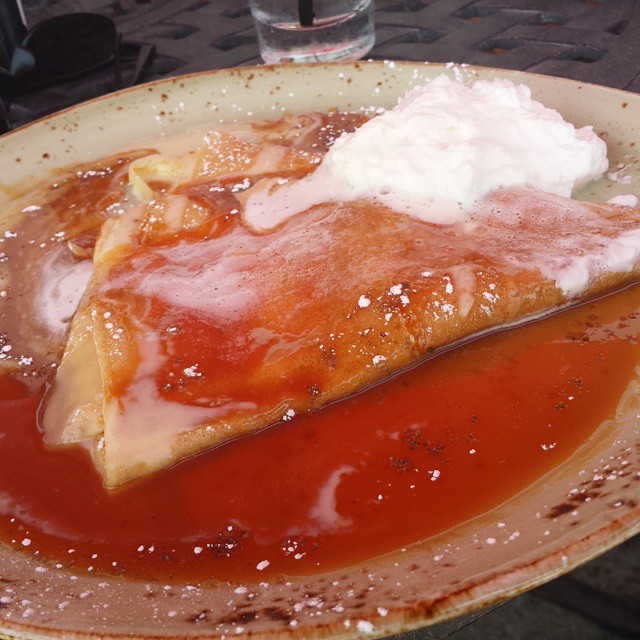 Crêpe au caramel de beurre salé