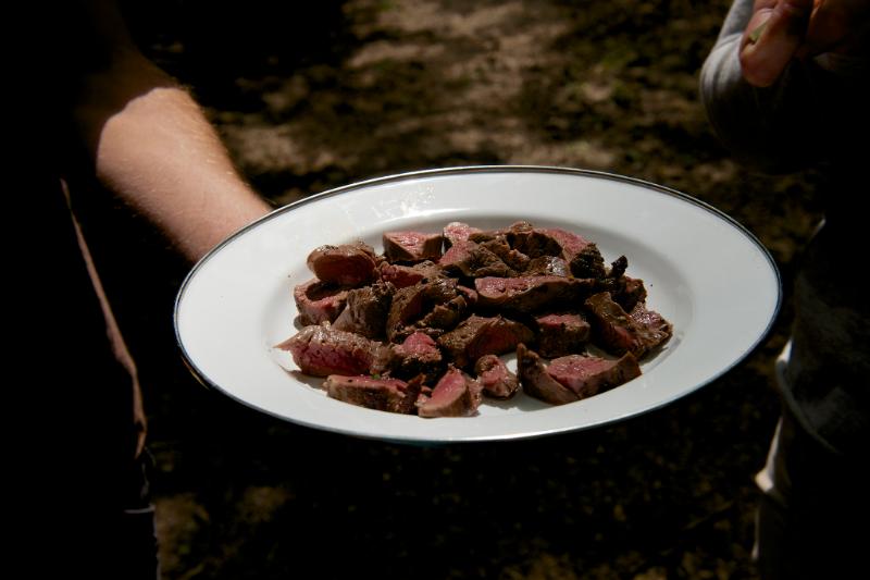 Filet de chevreuil grillé