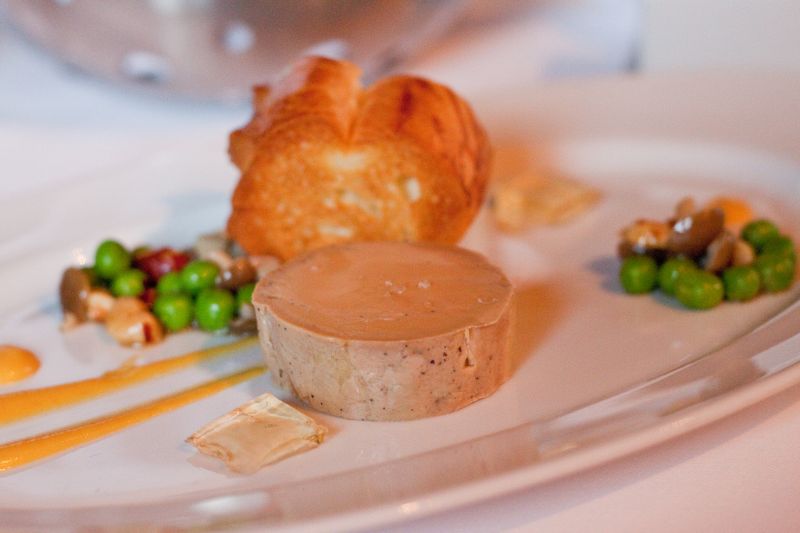 Foie gras d’oie frais au torchon