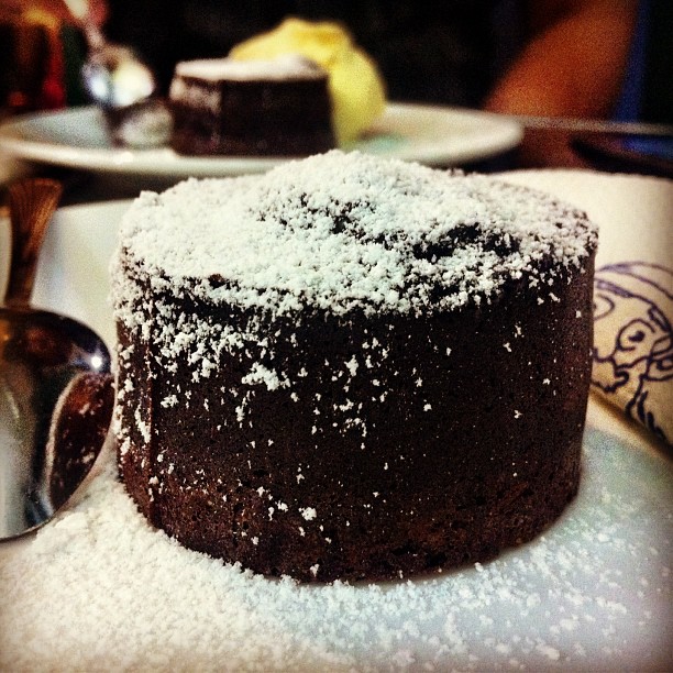 Fondant au chocolat noir