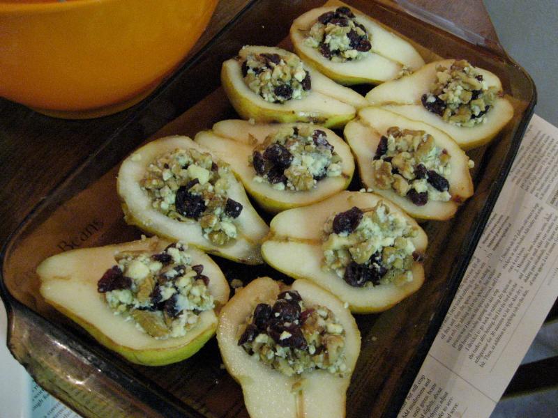 Tarte à la poire et à la Fourme d’Ambert