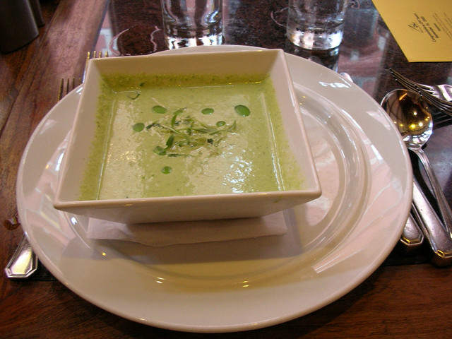 Gaspacho aux poivrons verts