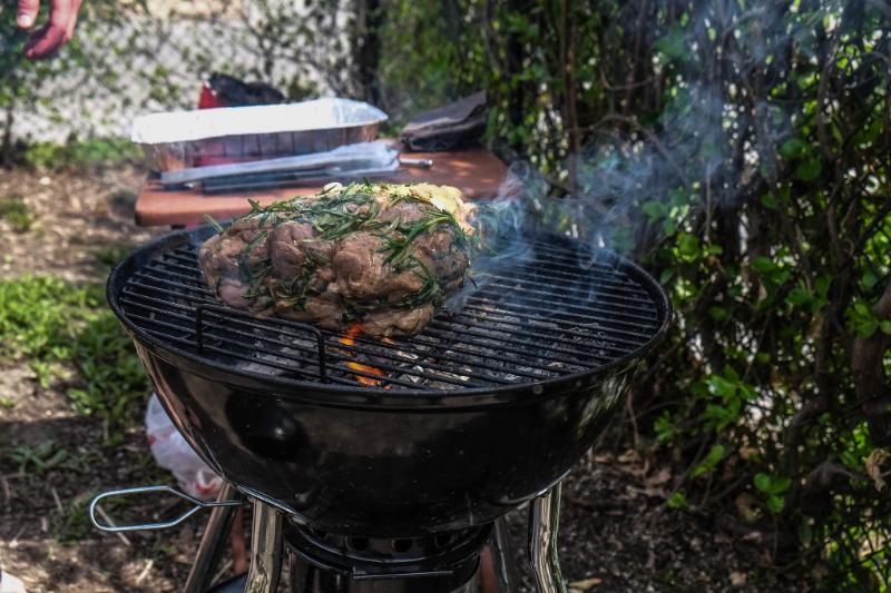 Gigot d’agneau grillé