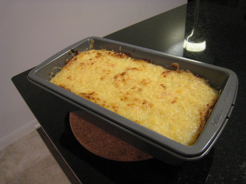 Hachis parmentier de boudin noir aux pommes