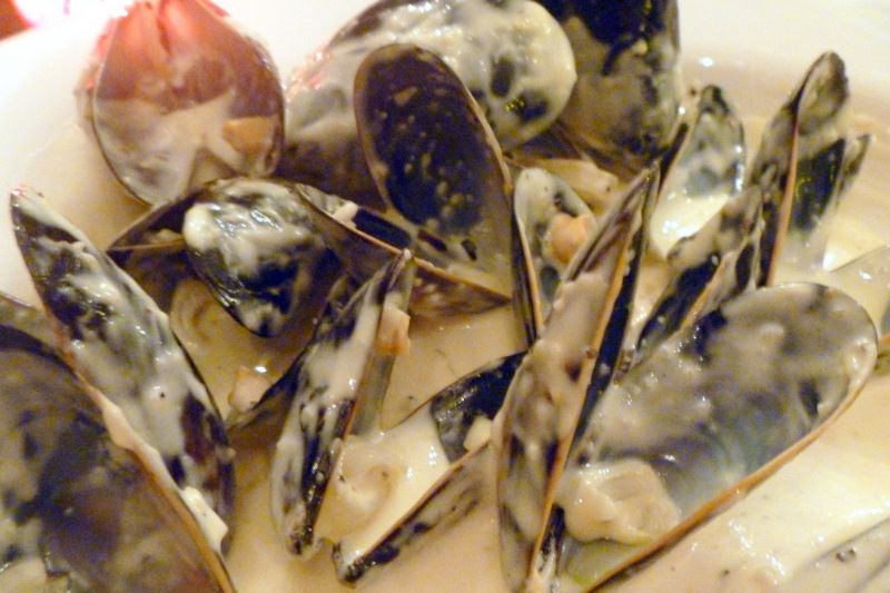 Moules sauce crème