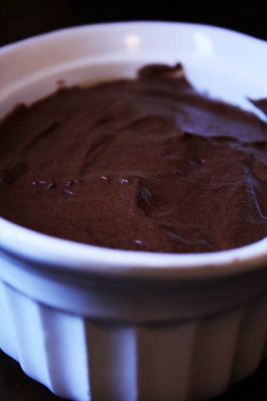 Mousse au chocolat amer à l’Armagnac