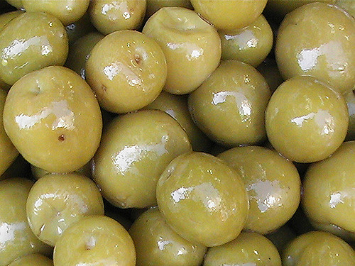 Olives vertes en saumure