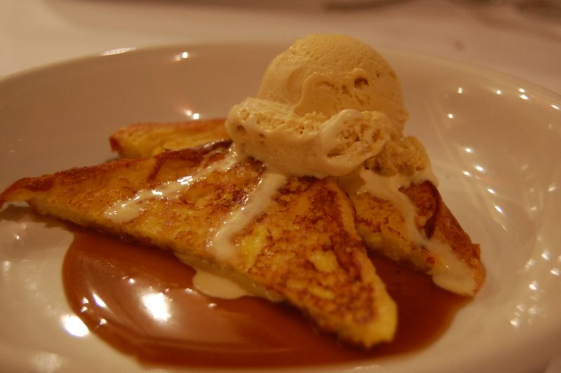 Pain perdu au caramel au beurre salé