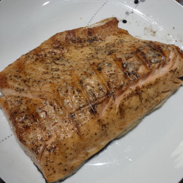 Pavé de saumon grillé