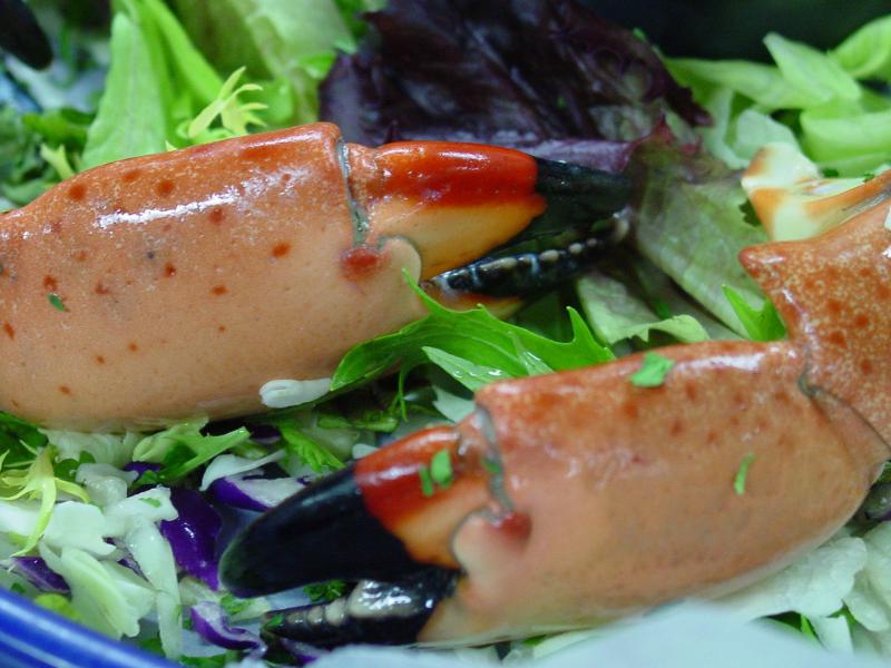 Pinces de crabe mayonnaise