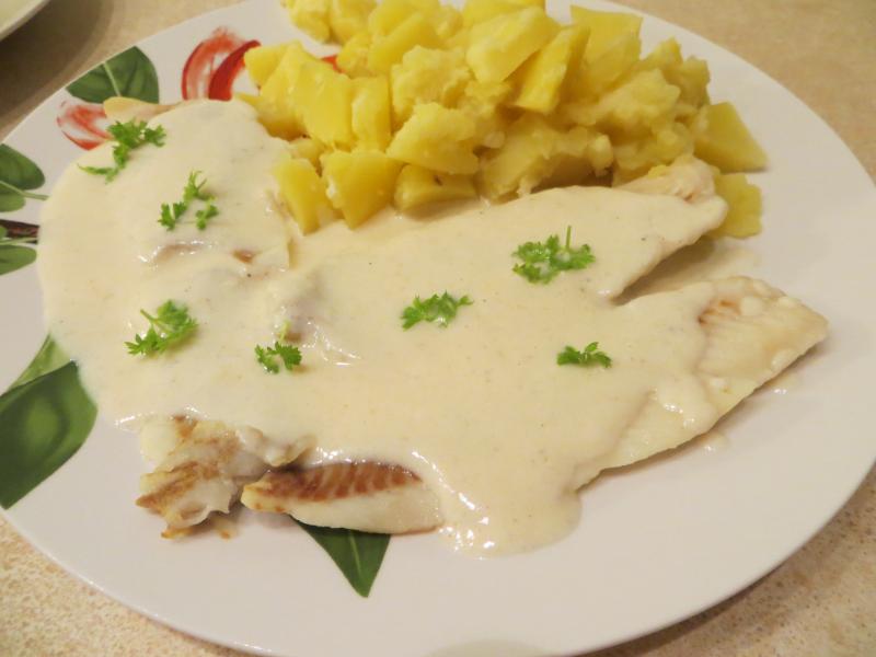 Brochet sauce crème