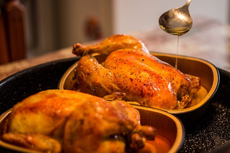 Poulet rôti aux épices douces