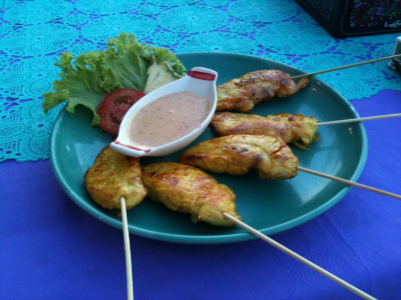 Poulet sauce satay