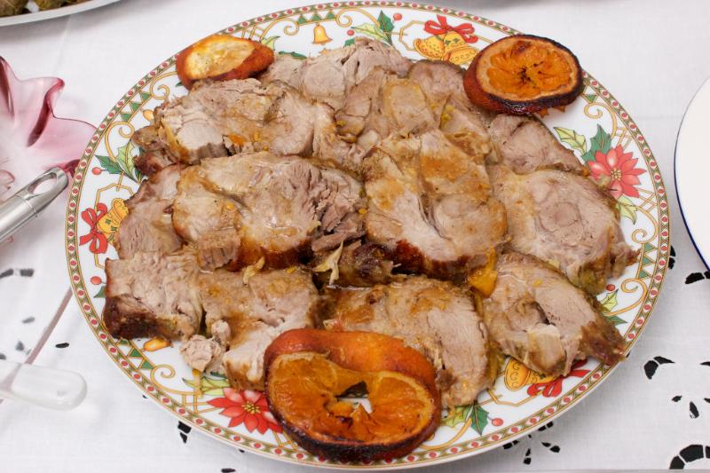 Rôti de porc à l’orange