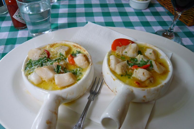 Coquilles Saint-Jacques à la bordelaise