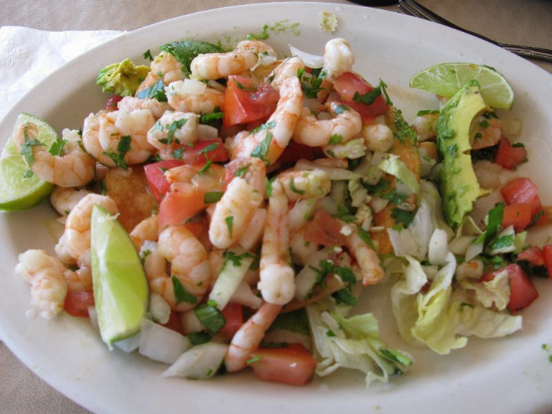 Salade de crevettes