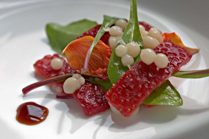 Salade de fraises