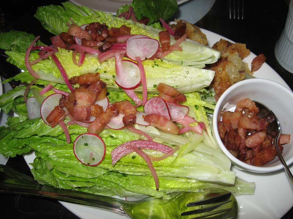 Salade aux lardons