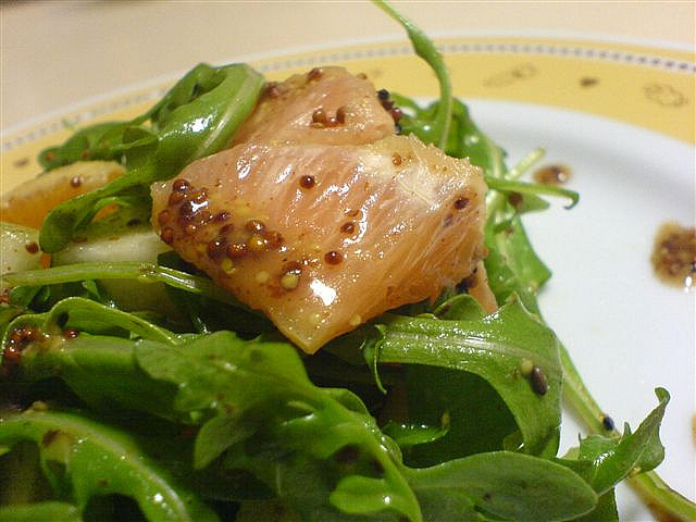 Salade au pamplemousse