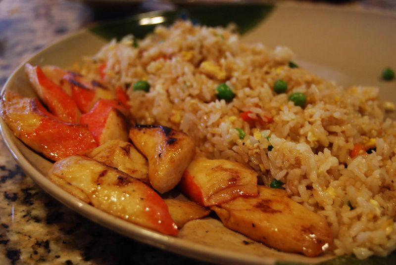 Salade de riz au crabe