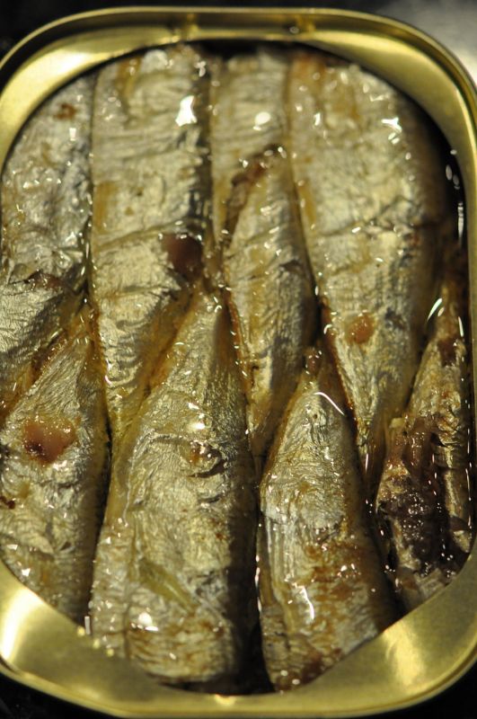 Sardines à l’huile et pommes de terre