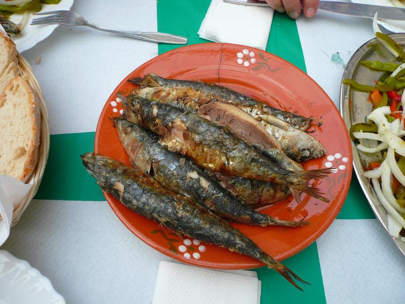 Sardines grillées au romarin