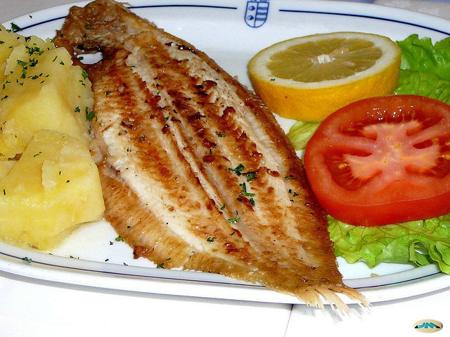 Sole grillée à la plancha