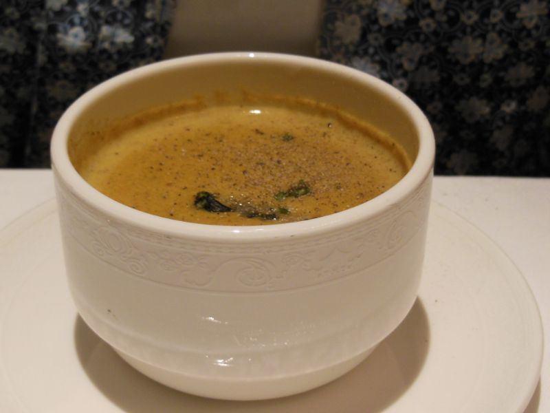 Soupe de moules safranées