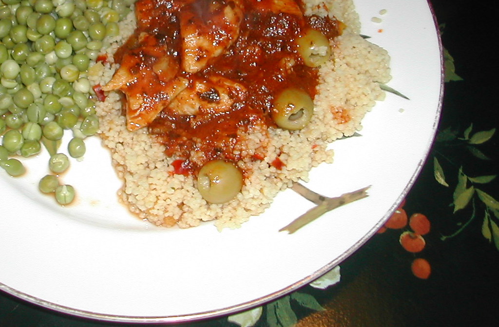 Tajine de poulet au curry