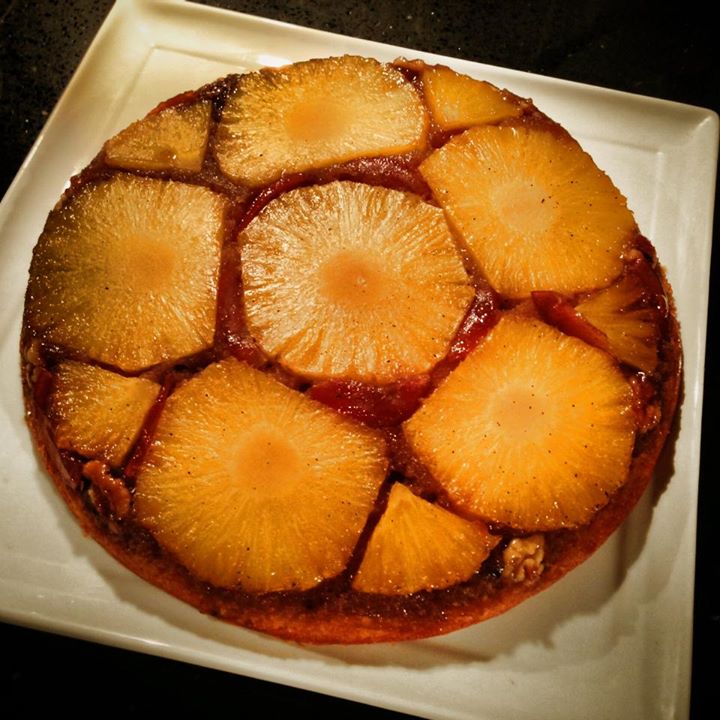 Tarte à l’ananas et au coing