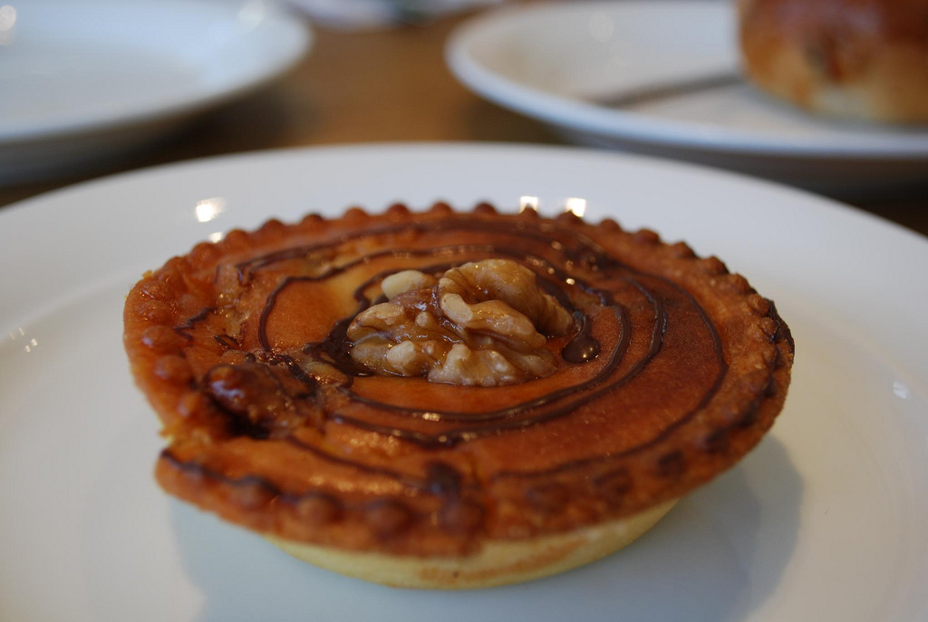 Tarte aux noix miellée