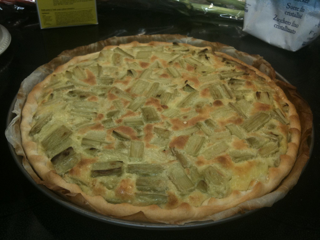 Tarte à la rhubarbe