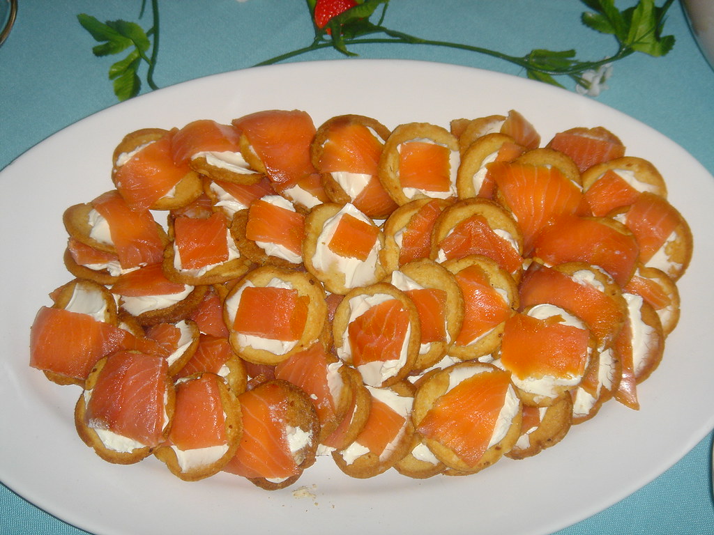 Toast au saumon fumé et au fromage blanc