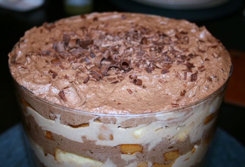 Trifle au chocolat et à l’orange