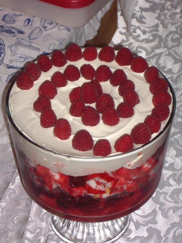 Trifle à la framboise