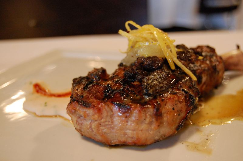 Côte de veau aux morilles