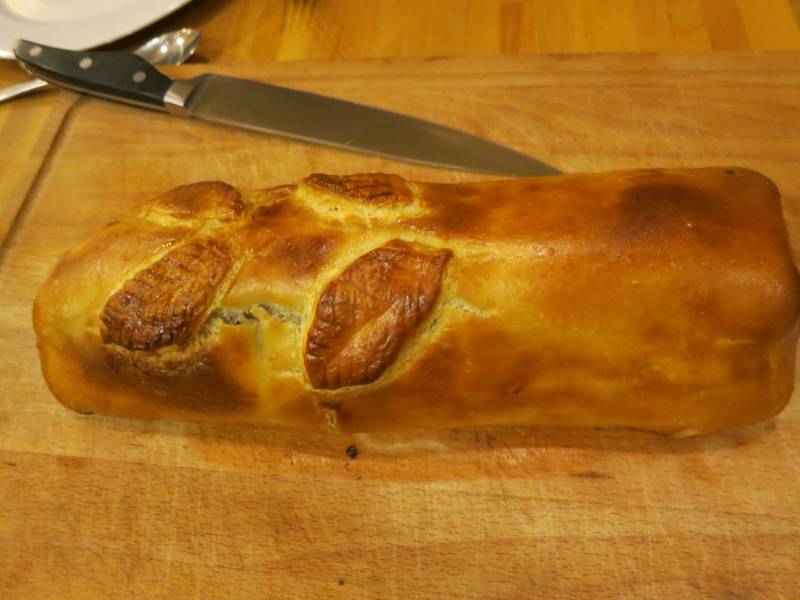 Filet de bœuf en croûte aux herbes